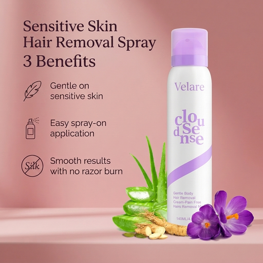 Hair removal spray